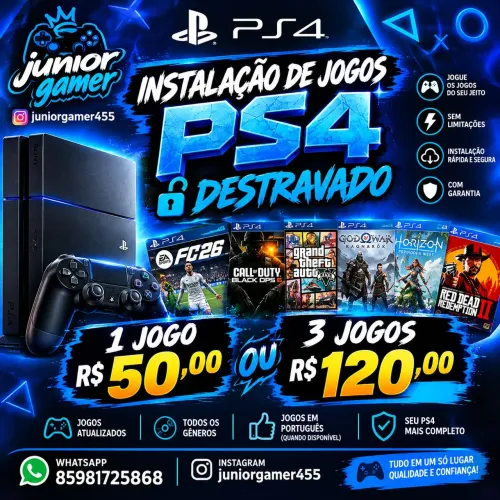 Jogos para seu PS4 no HEN