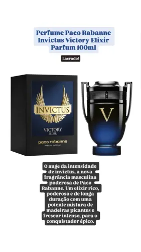 Perfume Paco Rabanne Invictus Victory Elixir 100ml
