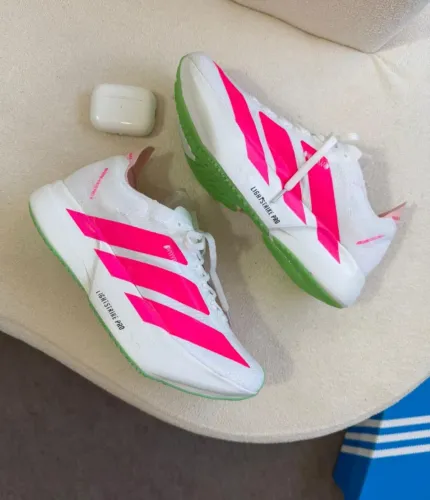 Adidas Adizero Adios Pro4 Cor: Rosa/Verde Feminino Imports Disponível 34 ao 39 (Foto Real)