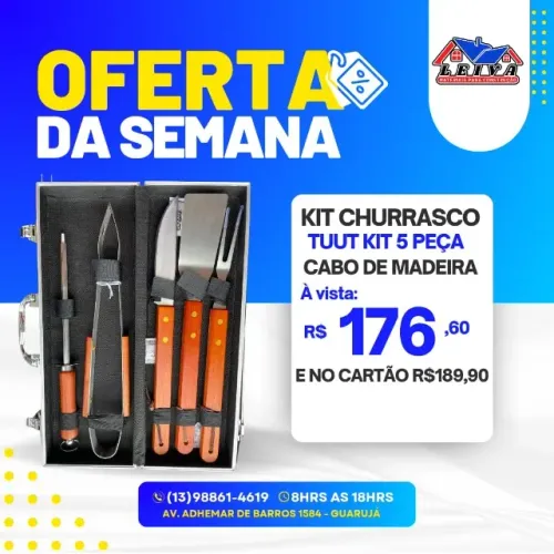 Kit Churrasco 5 peças