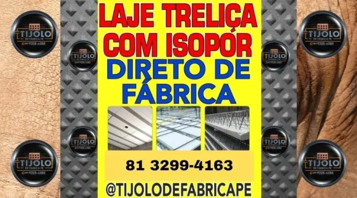 laje treliça com isopor para sua obra 