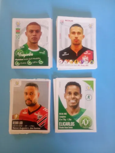 Lote figurinhas do Brasileirão