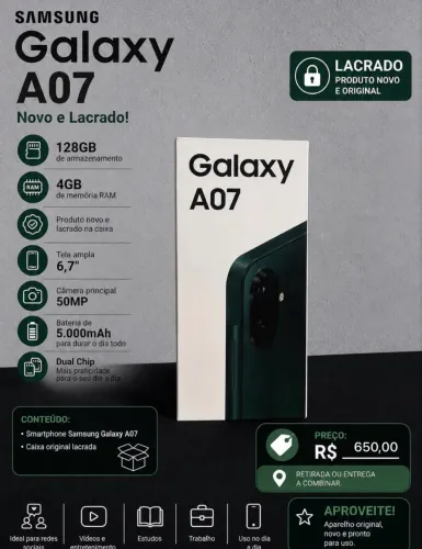 SAMSUNG GALAXY A07 LACRADO