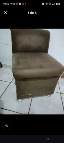 Sofazinho de manicure 