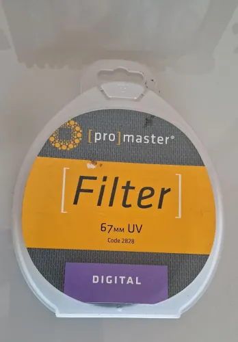 filtro UV ProMaster de 67mm, projetado para câmeras digitais
