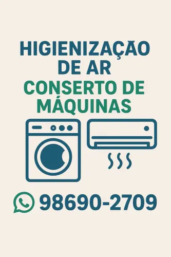 Conserto de Lavadoras e Higienização de Ar Condicionados 