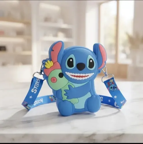 Bolsa stich de silicone com alça transversal