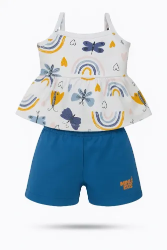 Conjunto Infantil Arco-Íris Tam 2 Menina