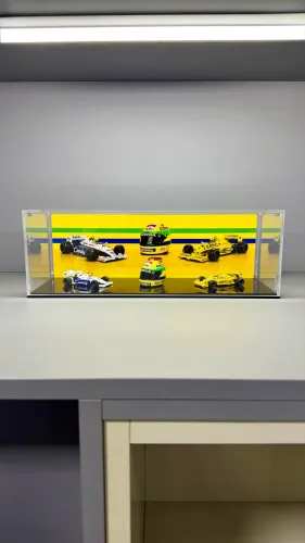 Expositor Miniaturas Ayrton Senna
