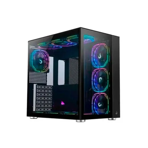 Gabinete Rise mode + 7 fans e controladora