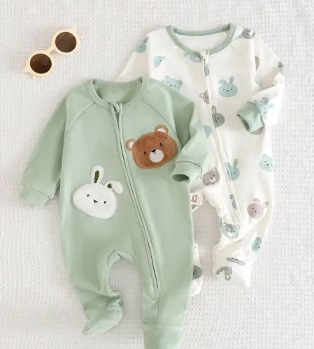 Kit 2 macacões bebê Cozy Pixies