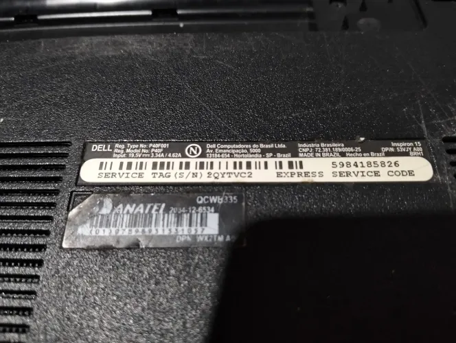 Notebook DELL