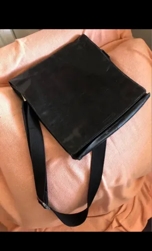 Bolsa masculina de ombro, Fazolo, de couro