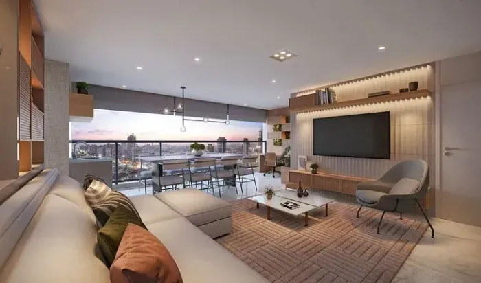 A poucos minutos do Parque Ibirapuera, Apartamento 110m² 3 suítes e 2 vagas.
