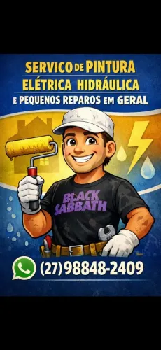 Pintura, elétrica, hidráulica e pequenas reformas.