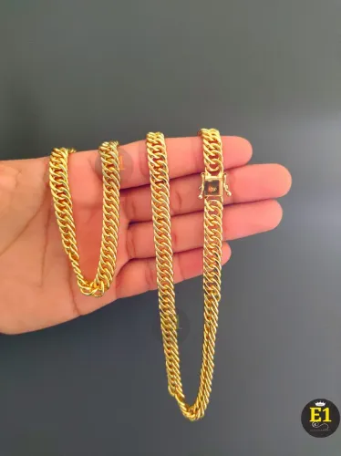 Cordão banhado a ouro 18k 
