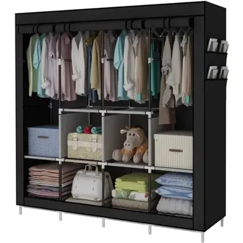 Guarda Roupa Dobrável Organizador De Roupas Armário Closet Dobrável Roupeiro de Casal Gran