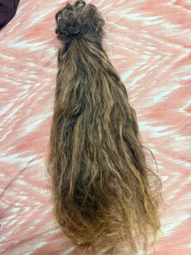 Cabelo cacheado na cor Mel 60 cm