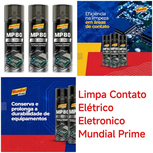 Limpa Contato Elétrico Eletronico Mundial Prime