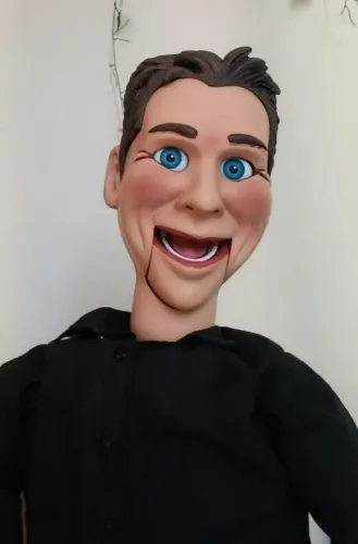Boneco de Ventríloquo Little Jeff Dunham - Original - Item de Colecionador