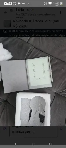 Viwoods,versão Mini ,ereader com caneta novo novo