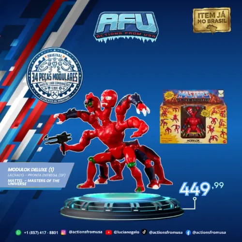 Mattel Masters Of The Universe Origins Modulok Deluxe - 34 Peças Modulares