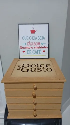 Suporte organizador para cápsulas Dolce Gusto - 80 cápsulas
