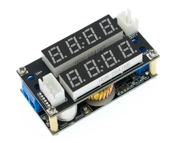 Fonte Regulada Conversor Step Down Buck Cc Cv Led Display 5a  Arduino Automação COD-AM425 