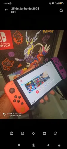 Nintendo switch OLED edição especial pokémon. LEIA 