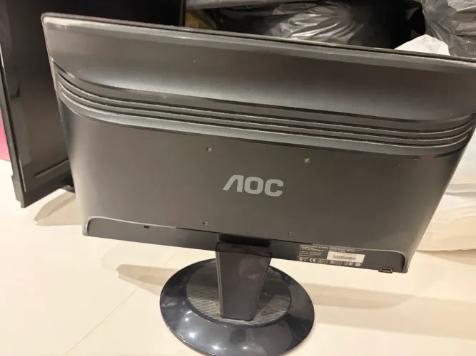 Monitor Aoc 21 polegadas hdmi e vga FUNCIONANDO
