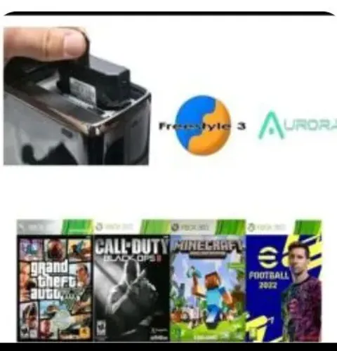 HD Xbox 360 250gb 70 jogos GTa v 5 FIFA 19 pés