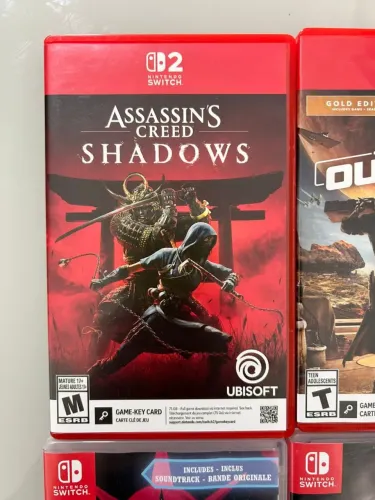 Assassins creed Shadows Jogo Nintendo Switch 2 (Aceito Cartão)