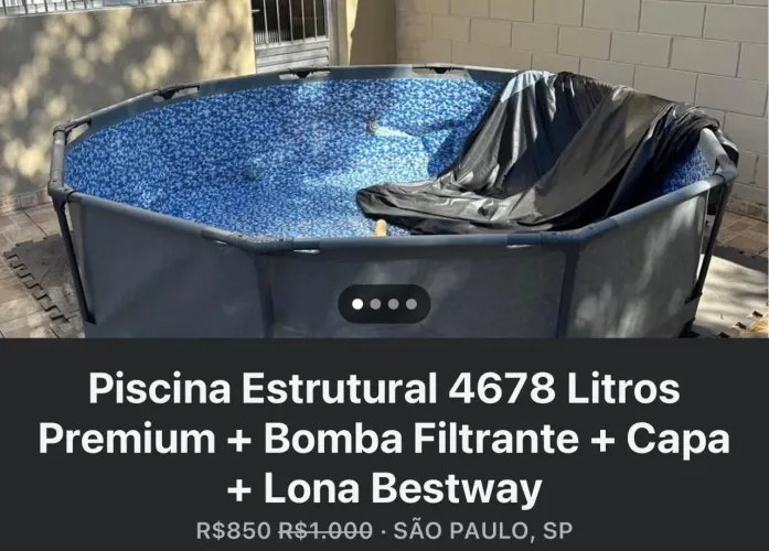 Piscina Estrutural 4678 litros