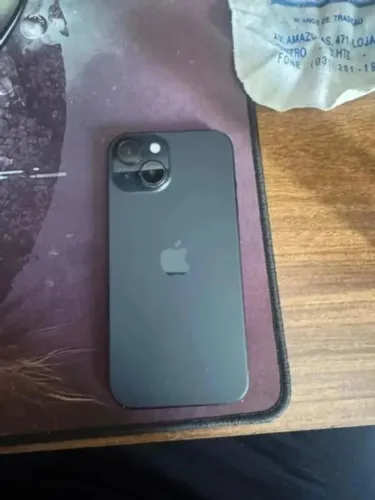 iPhone 15 128GB! Nunca mexido! Chip físico e virtual! Acc cartão!