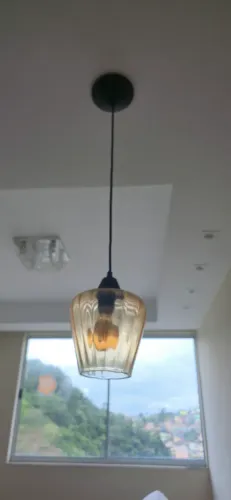 Pendente para quarto Dourado