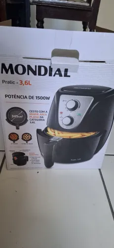 Fritadeira Air-Flye 3,6L Mondial. Nova, aceito Cartão.