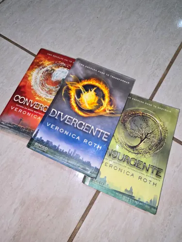  Divergente, Insurgente e Convergente (3 Livros - Estado de Novo)