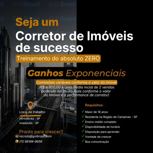 Vendas imóveis prontos e na planta.