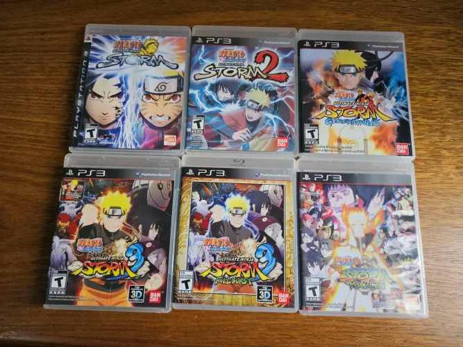 Coleção jogos do Naruto PS3 - COMPLETO