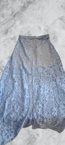 saia longa de renda