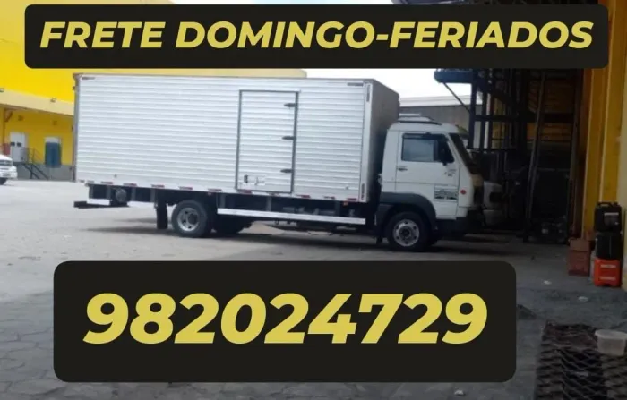 Fretes Domingo e Feriados - Baú rápido