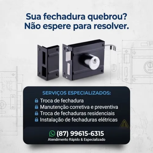 Troque sua fechadura
