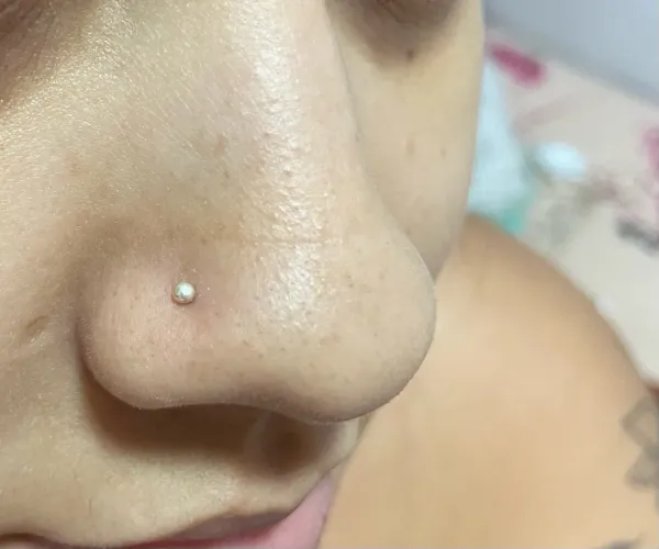 Piercing de Prata Bolinha