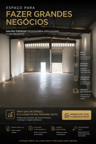ALUGO EXCELENTE GALPÃO 300m² - PARNAMIRIM/RN - CAVALCANTI CORRETOR CL5787