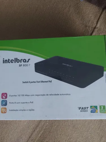 Vendo switch 8 portas intelbras