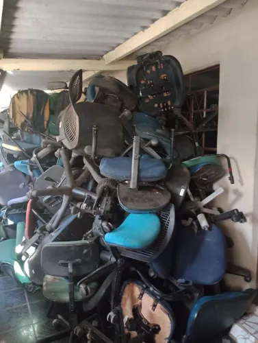lote de cadeiras estofadas para reforma