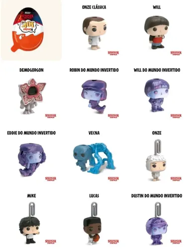 Coleção completa Kinder Joy Stranger Things