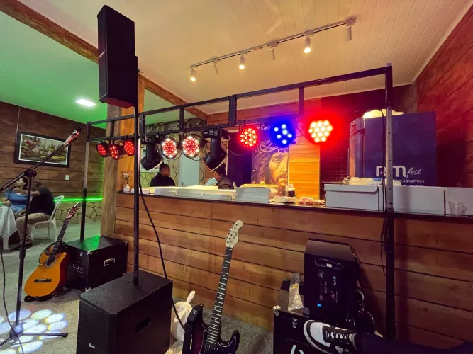 Som e luz para eventos