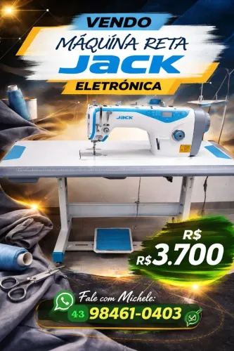 Máquina de costura Reta eletrônica Jack A4