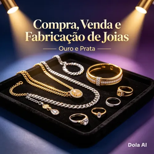 Trabalhamos com compra e venda de ouro e fabricação de joias